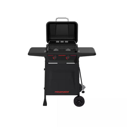 2-Burner Propane Gas Grill in Black