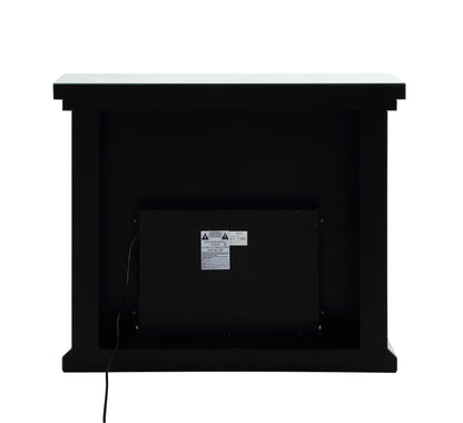 Noralie Mirrored & Faux Diamonds Fireplace