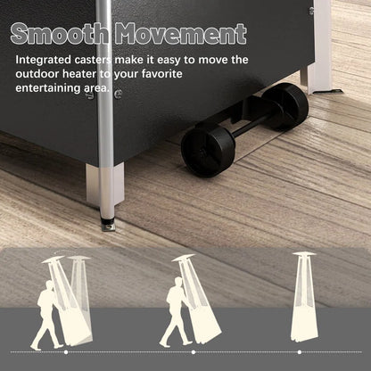 48000 BTU Propane Standing Patio Heater