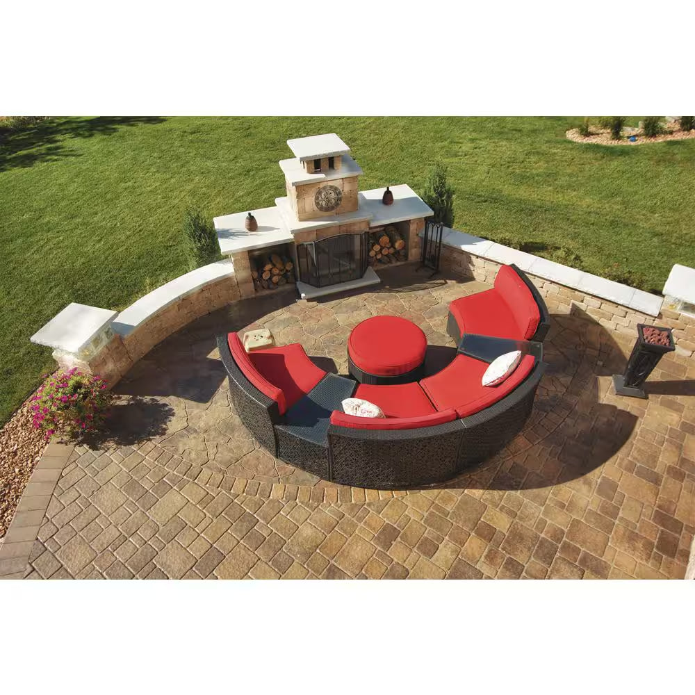 Santa Fe Compact Outdoor Fireplace