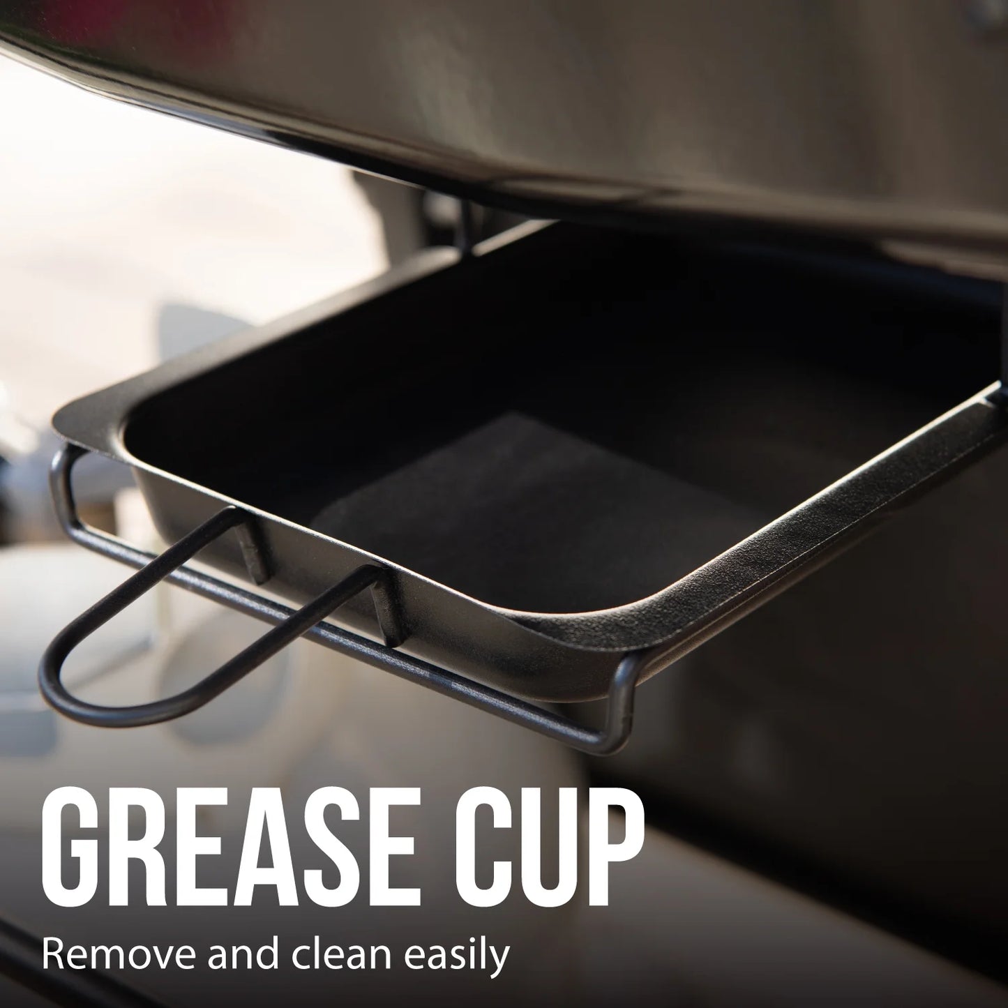 3-Burner Propane Gas Grill with Wheels and Side Shelves, Black