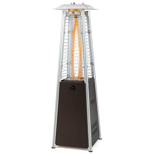35'' Portable Tabletop Pyramid Patio Heater Steel Propane Gas 10000 BTU