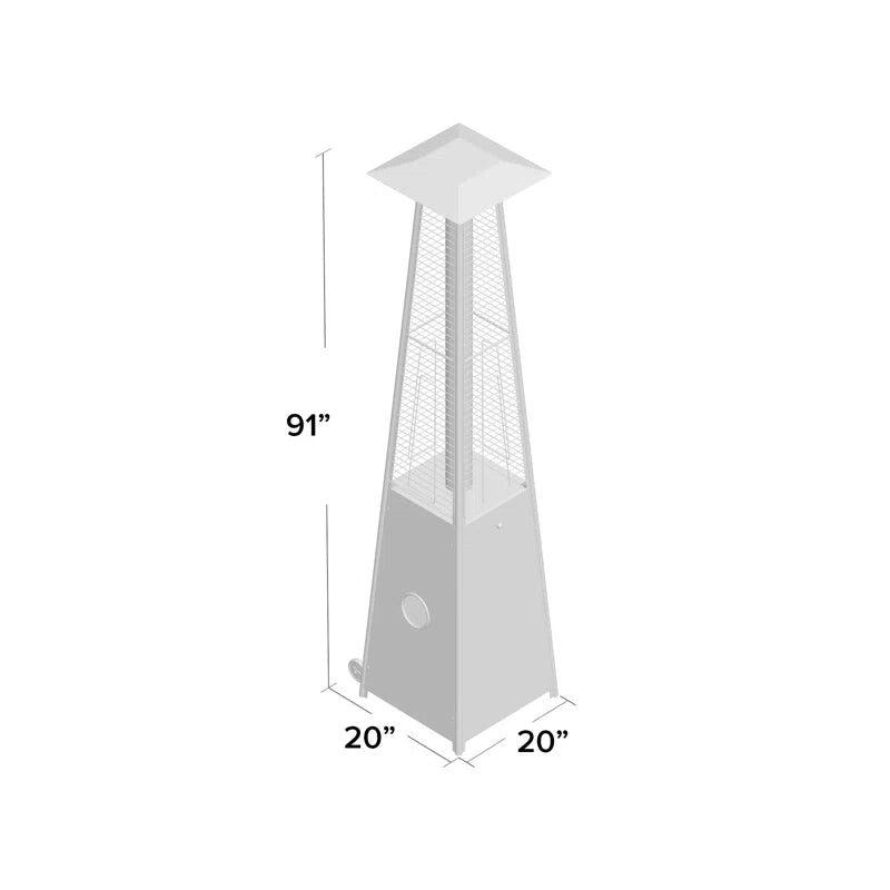 Kelcea 40000 Propane Standing Patio Heater