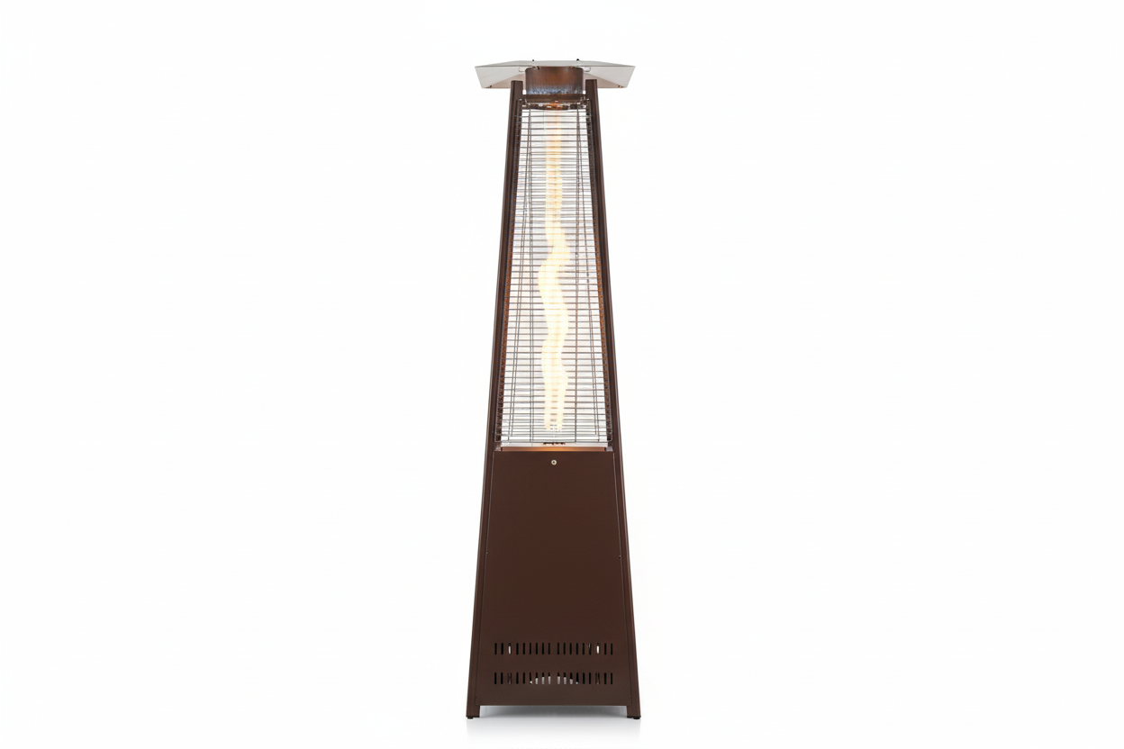 42,000 BTU Vesta Propane Tower Heater in Hammered Bronze