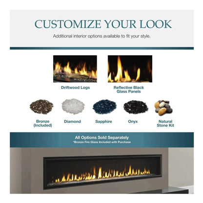 Majestic Echelon II 48-Inch See-Through Direct Vent Fireplace [ECHEL48STIN-C] (SAK69284)