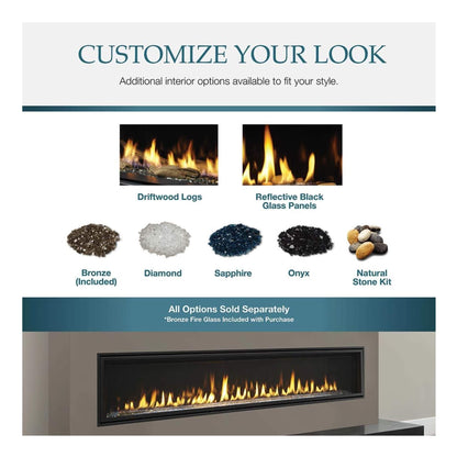 Majestic Echelon II 60-Inch Linear Direct Vent Fireplace [ECHEL60IN-C] (SAK57214)