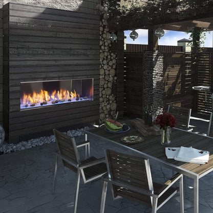Majestic Lanai 48-Inch Single Sided Linear Outdoor Gas Fireplace [ODLANAIG-48] (SAK95127)