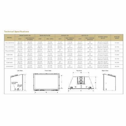 Majestic Trilliant 25-Inch Direct Vent Gas Fireplace Insert [TRILLIANT25IN] (SAK95713)