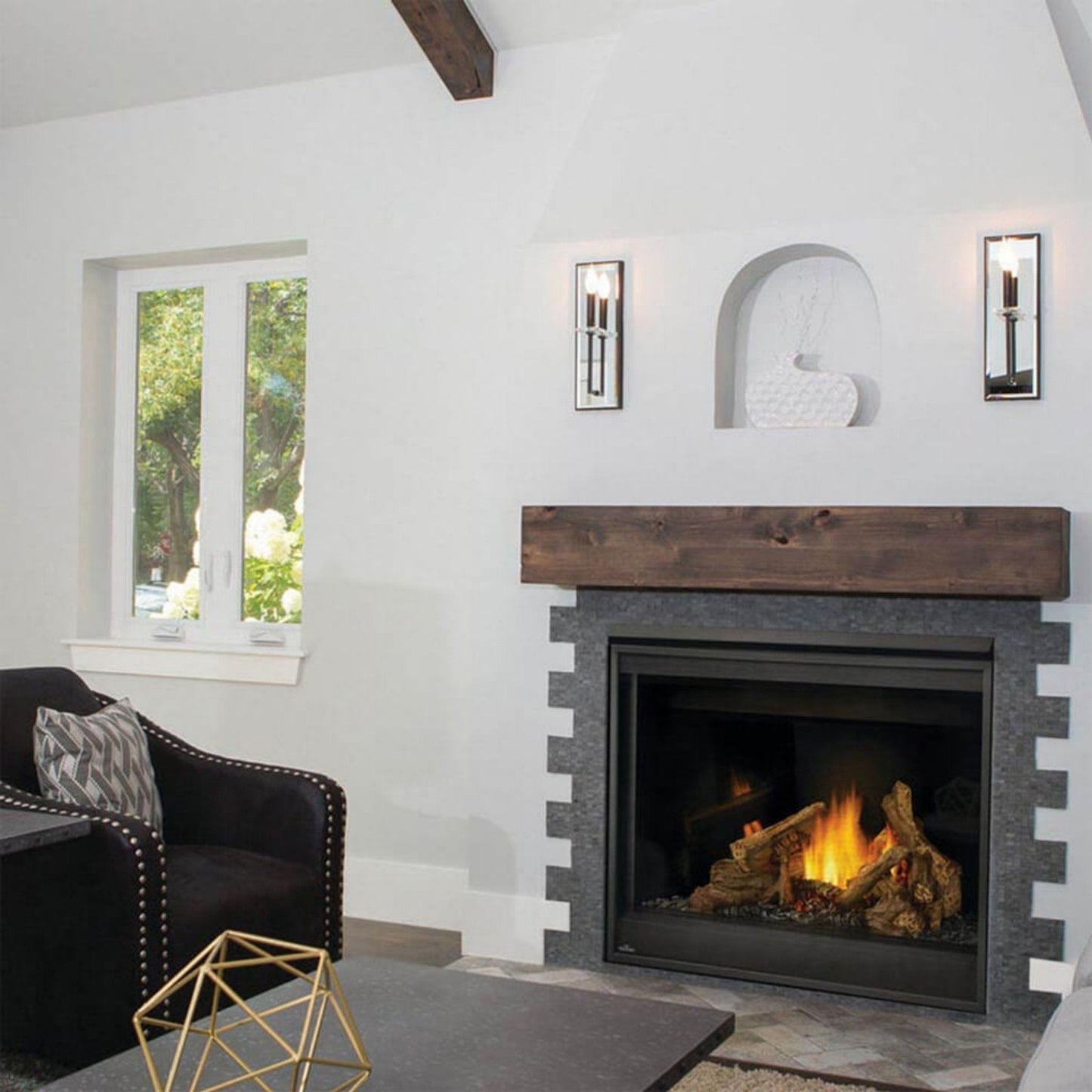 Napoleon Ascent 42 42-Inch Direct Vent Electronic Ignition Fireplace With Back-Up Control System [B42N/PTRE] (SAK96214)