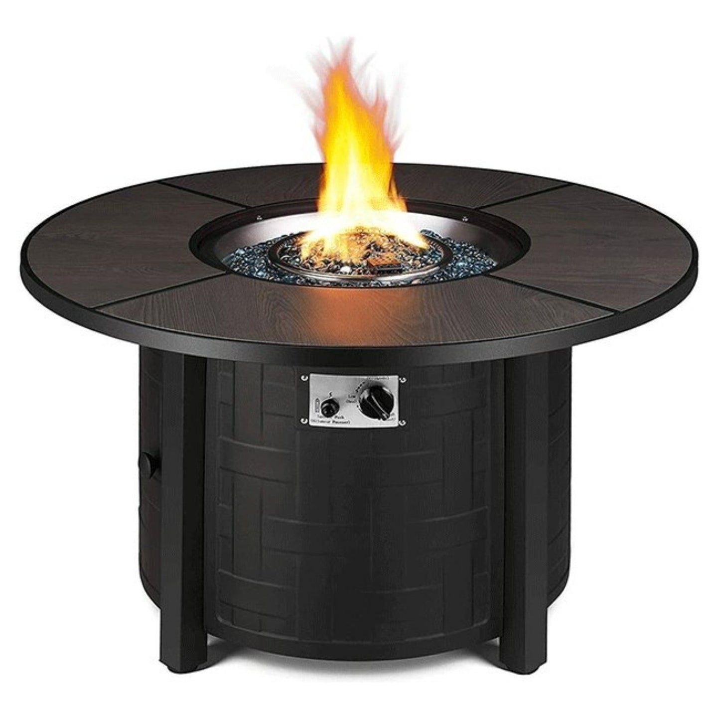 Alora Premium 42-Inch Outdoor 50K BTU Propane Patio Gas Fire Pit Coffee Table W/ Cover (SAK95331)